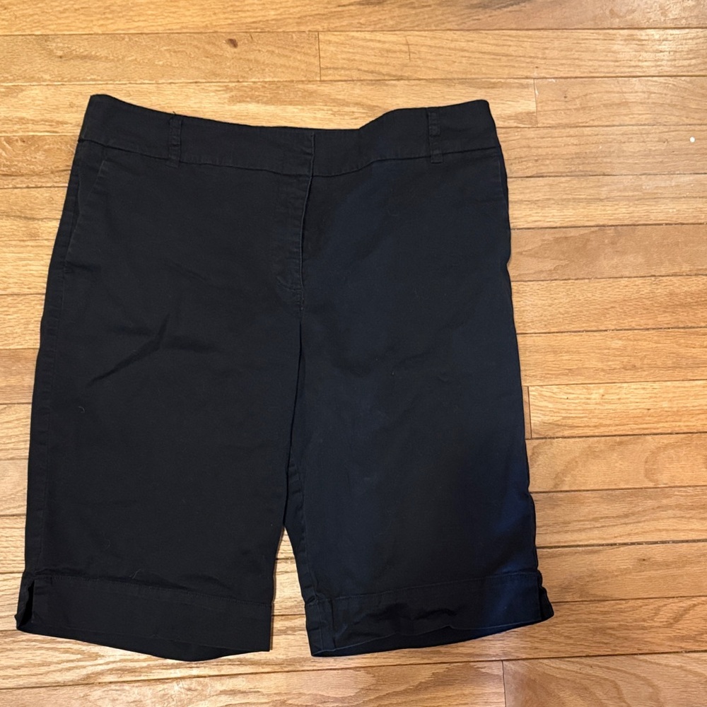 New York & Company Black Women's Bermudas